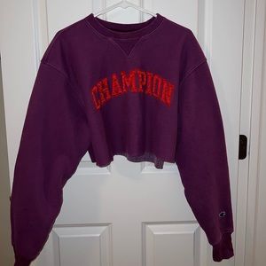 Reverse weave Champion crop